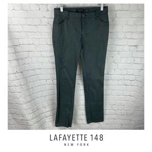 LAFAYETTE 148 Thompson Green Straight Leg Jean